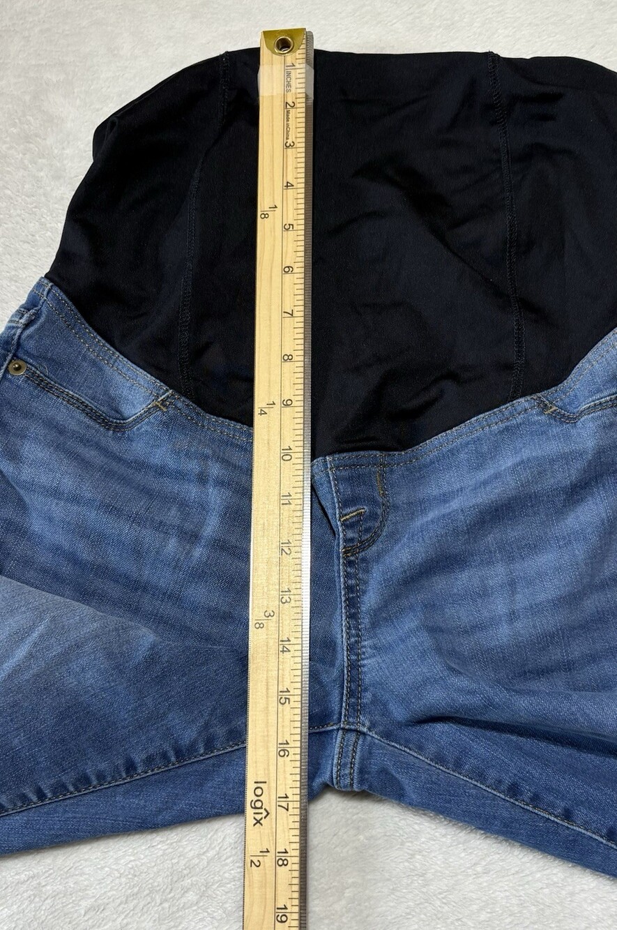 Isabel Maternity Jeggings Womens 6/28R Blue Stretch Denim Pull On - Picture 5 of 8